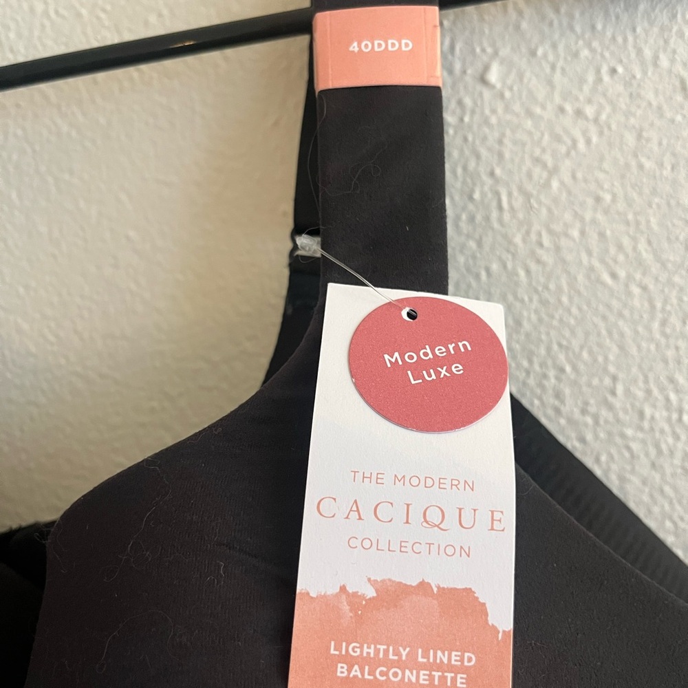 Cacique Classic Black Bra - Picture 3 of 4